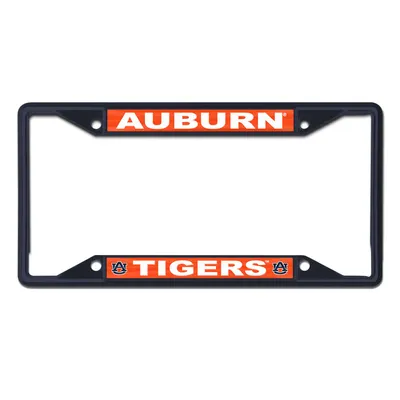 Auburn Tigers WinCraft Chrome Color License Plate Frame