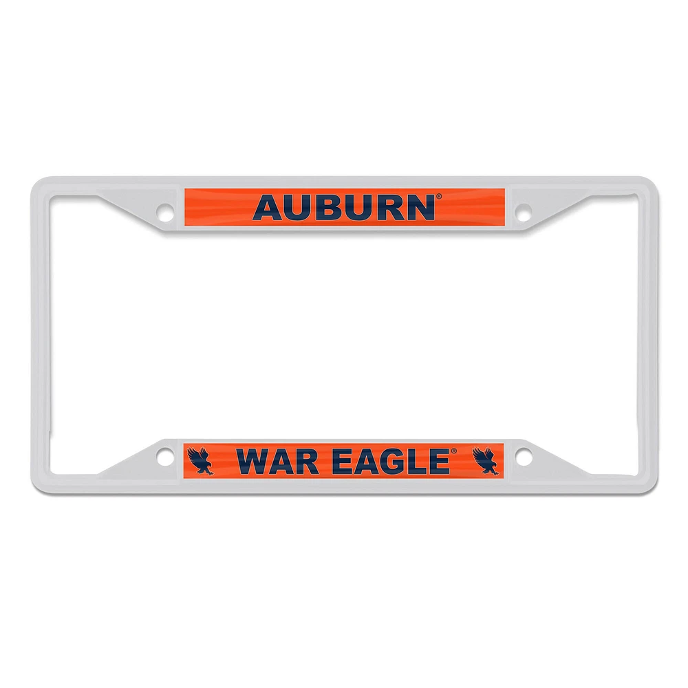 Cadre de plaque d'immatriculation couleur chrome WinCraft Auburn Tigers