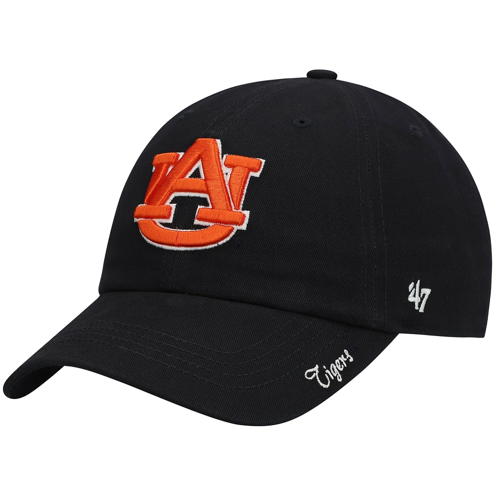 Casquette ajustable '47 Navy Auburn Tigers Miata Clean Up Logo pour femme