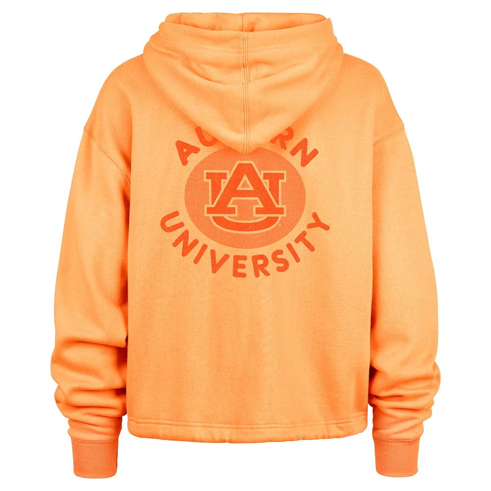 Women's '47  Orange Auburn Tigers Luminance Dot Venice Pullover Hoodie