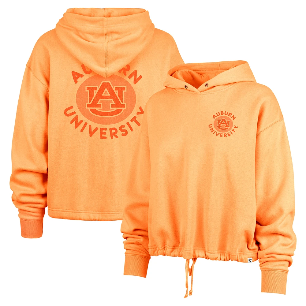 Sweat à capuche pois Luminance Venice Orange Auburn Tigers '47 pour femme