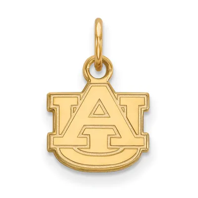 Auburn Tigers Women's Gold Plated XS Pendant
