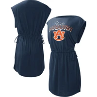 Robe cache-maillot de bain pour femme G-III 4Her by Carl Banks Navy Auburn Tigers GOAT