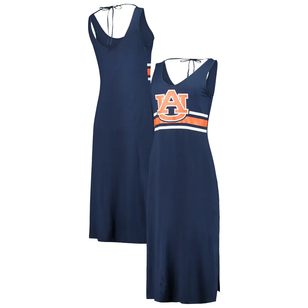 Women's G-III 4Her by Carl Banks Navy Detroit Tigers Game Over Maxi Dress Size: Small