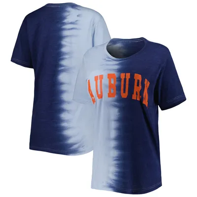 Auburn Tigers Gameday Couture Women's Find Your Groove Split-Dye T-Shirt - Navy