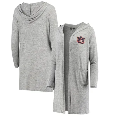 Auburn Tigers Women's Cuddle Soft Duster Cardigan - Heathered Gray