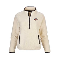 Sweat-shirt à demi-zip Auburn Tigers Everest pour femme naturel