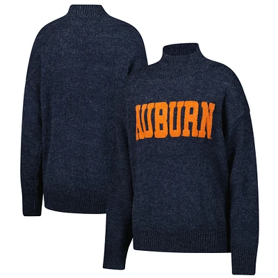 Pull oversize universitaire bleu marine Auburn Tigers pour femme