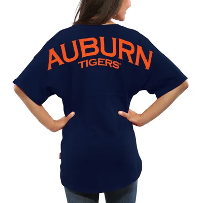 Auburn Tigers Women's Spirit Jersey Oversized T-Shirt - Navy
