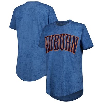 T-shirt Pressbox bleu marine Auburn Tigers Southlawn Sun-Washed pour femme