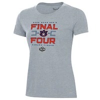 Women's Under Armour  Gray Auburn Tigers 2025 NCAA Men's Basketball Tournament March Madness Final Four Locker Room T-Shirt