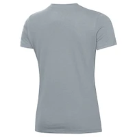 Women's Under Armour  Gray Auburn Tigers 2025 NCAA Men's Basketball Tournament March Madness Final Four Locker Room T-Shirt