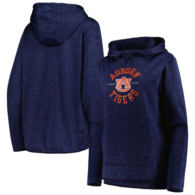 Sweat à capuche Under Armour Heathered Navy Auburn Tigers Fleece pour femme