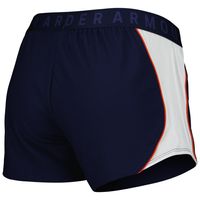 Women's Under Armour Navy/Orange Auburn Tigers Game Day Tech Mesh Performance Shorts