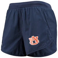 Women's Under Armour Navy Auburn Tigers Fly By Run 2.0 Performance Shorts