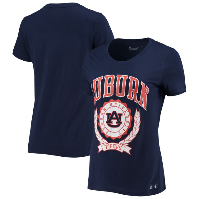 T-shirt Under Armour Navy Auburn Tigers pour femme