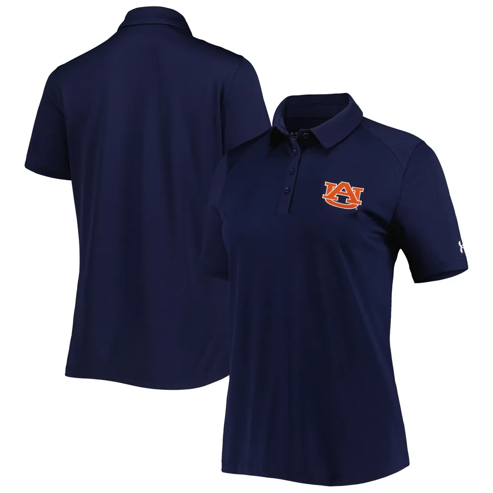 Auburn Tigers Under Armour Elevated Coaches Performance Polo - Navy