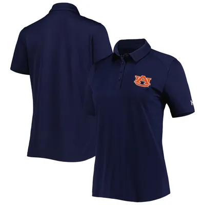 Auburn Tigers Under Armour Women's Tech Mesh Performance Polo - Navy