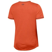 Women's Under Armour Orange Auburn Tigers Gameday Tech Twist Performance T-Shirt