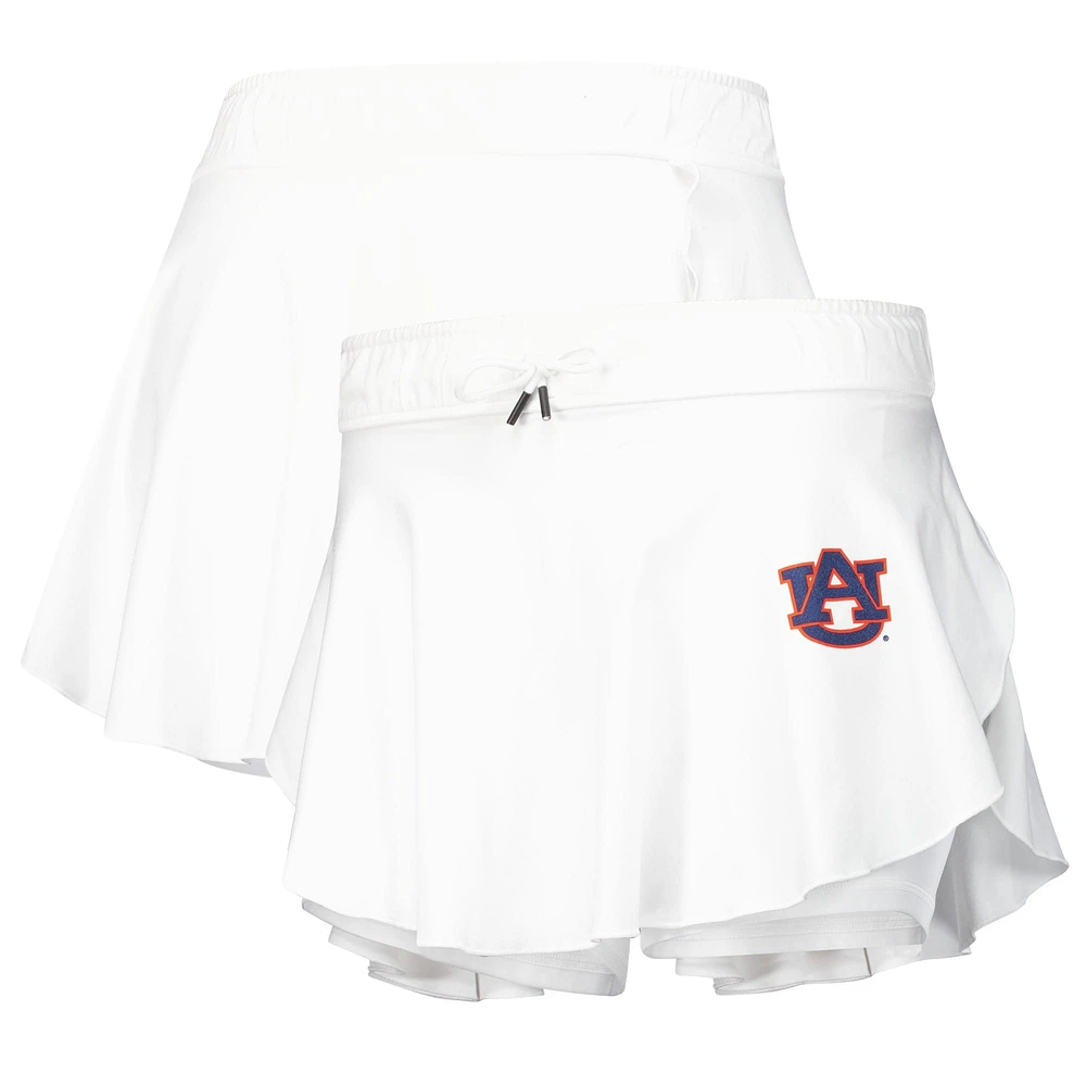 Women's Under Armour White Auburn Tigers Gameday Split Soft Skort