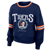 Sweat-shirt à enfiler vintage WEAR by Erin Andrews bleu marine Auburn Tigers pour femme