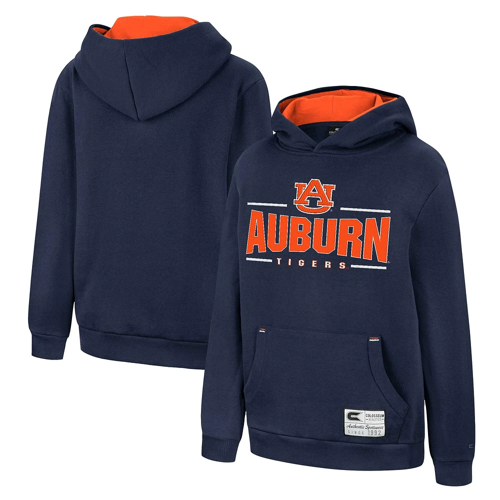 Sweat à capuche pour les guitaristes principaux des Auburn Tigers du Colosseum Navy jeunes