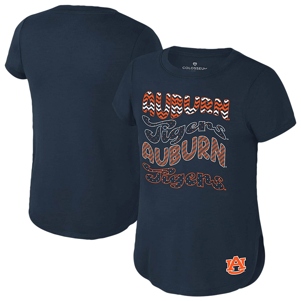 Youth Colosseum Navy Auburn Tigers Rogan T-Shirt