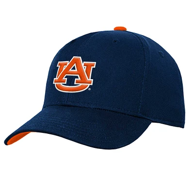 Casquette réglable avec logo Auburn Tigers bleu marine Fanatics pour jeunes