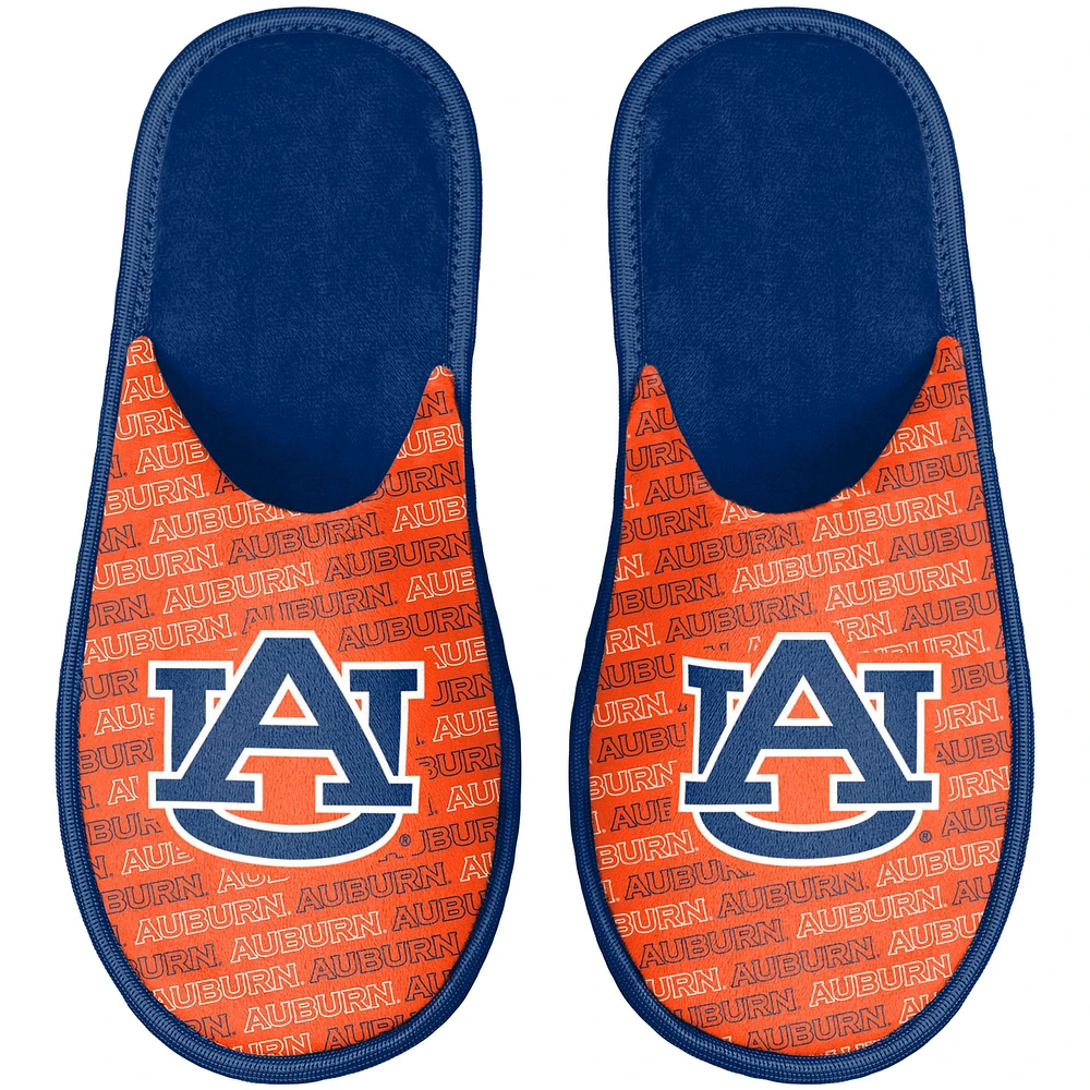 Youth FOCO Auburn Tigers Team Scuff Slippers