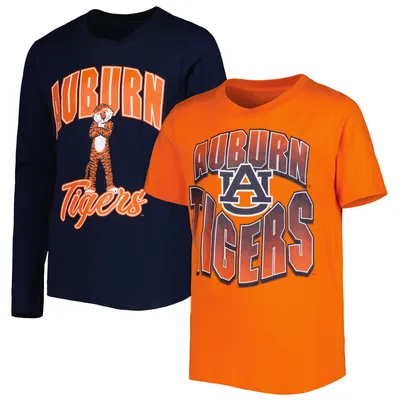 Auburn Tigers Youth Game Day T-Shirt Combo Pack - Navy/Orange