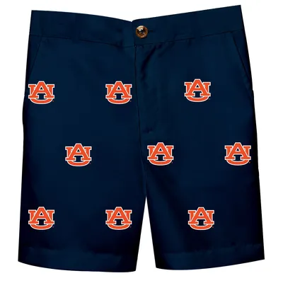 Auburn Tigers Youth Structured Shorts - Navy