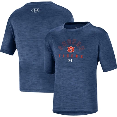 Youth Under Armour Heather Navy Auburn Tigers Vent Tech Mesh Performance T-Shirt