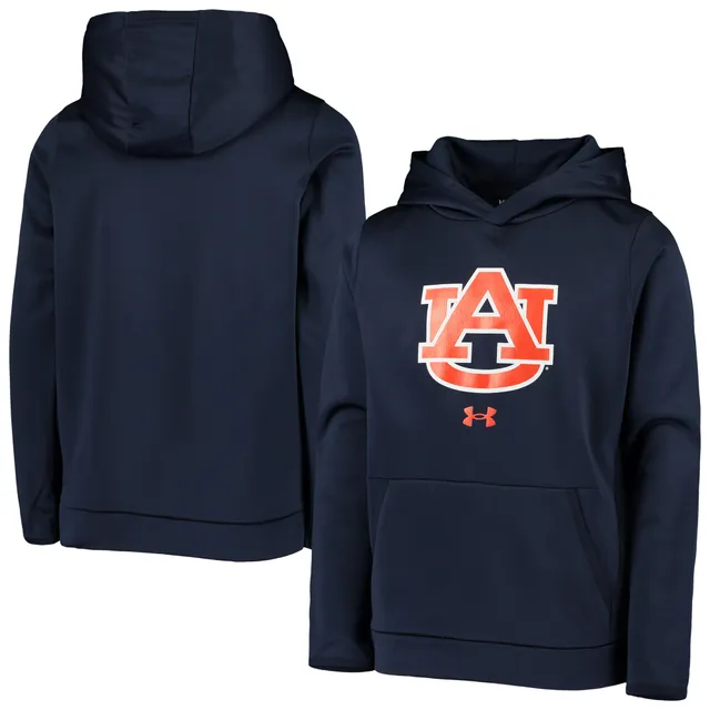 Under Armour Men's Auburn Tigers Blue Armour Fleece Pullover Hoodie