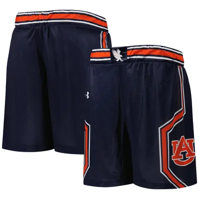 Auburn Tigers Under Armour Youth Team Replica Basketball Shorts - Navy