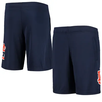 Auburn Tigers Under Armour Youth Tech Shorts - Navy