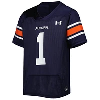 Youth Under Armour #1 Navy Auburn Tigers Replica Football Jersey