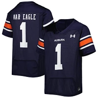 Under Armour #1 Navy Auburn Tigers Replica Maillot de football pour enfant