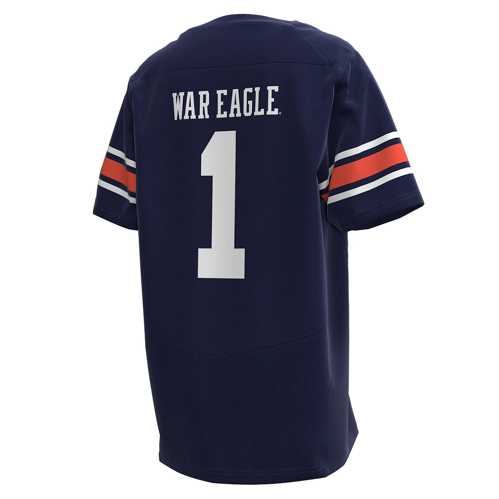 Youth Under Armour #1 Navy Auburn Tigers Replica Football Jersey