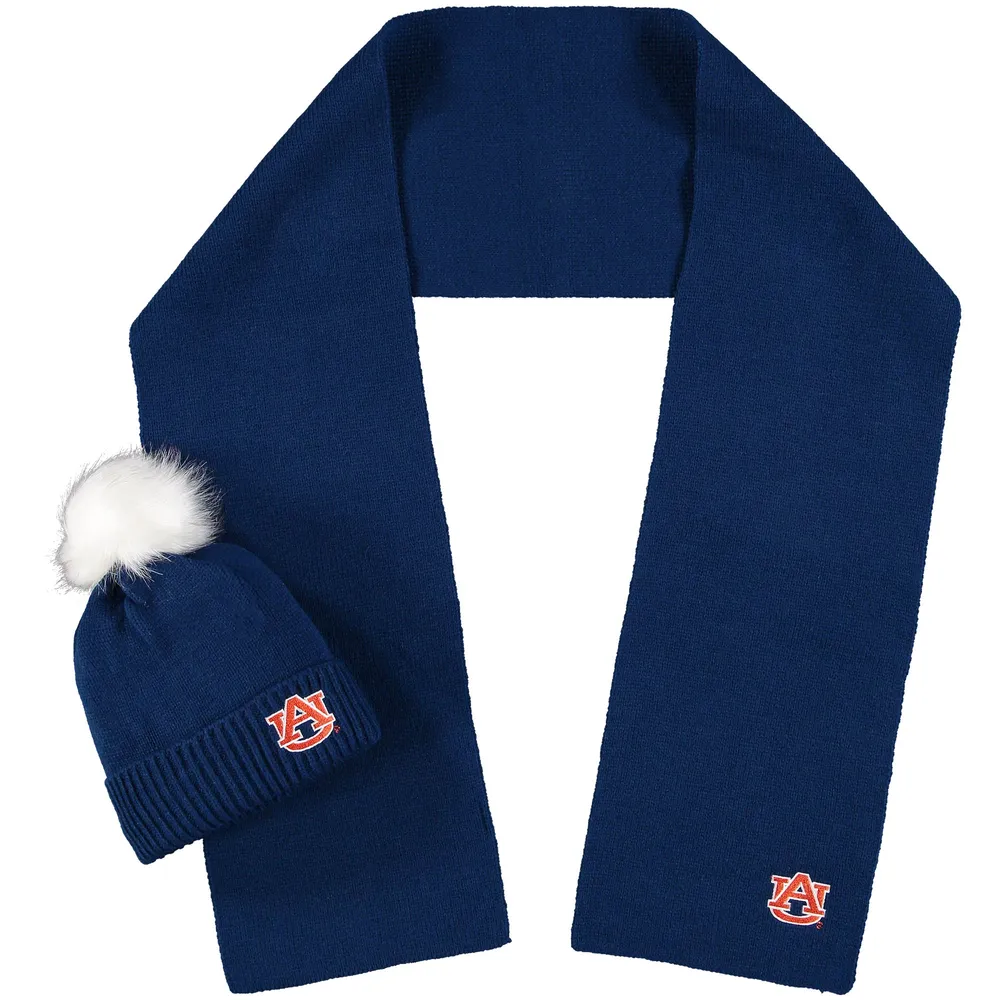 Lids Detroit Tigers '47 Bering Cuffed Knit Hat with Pom - Navy