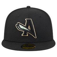 Casquette ajustée 59FIFTY de la collection Authentic New Era pour homme, noire, Augusta GreenJackets