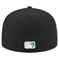 Casquette ajustée 59FIFTY de la collection Authentic New Era pour homme, noire, Augusta GreenJackets