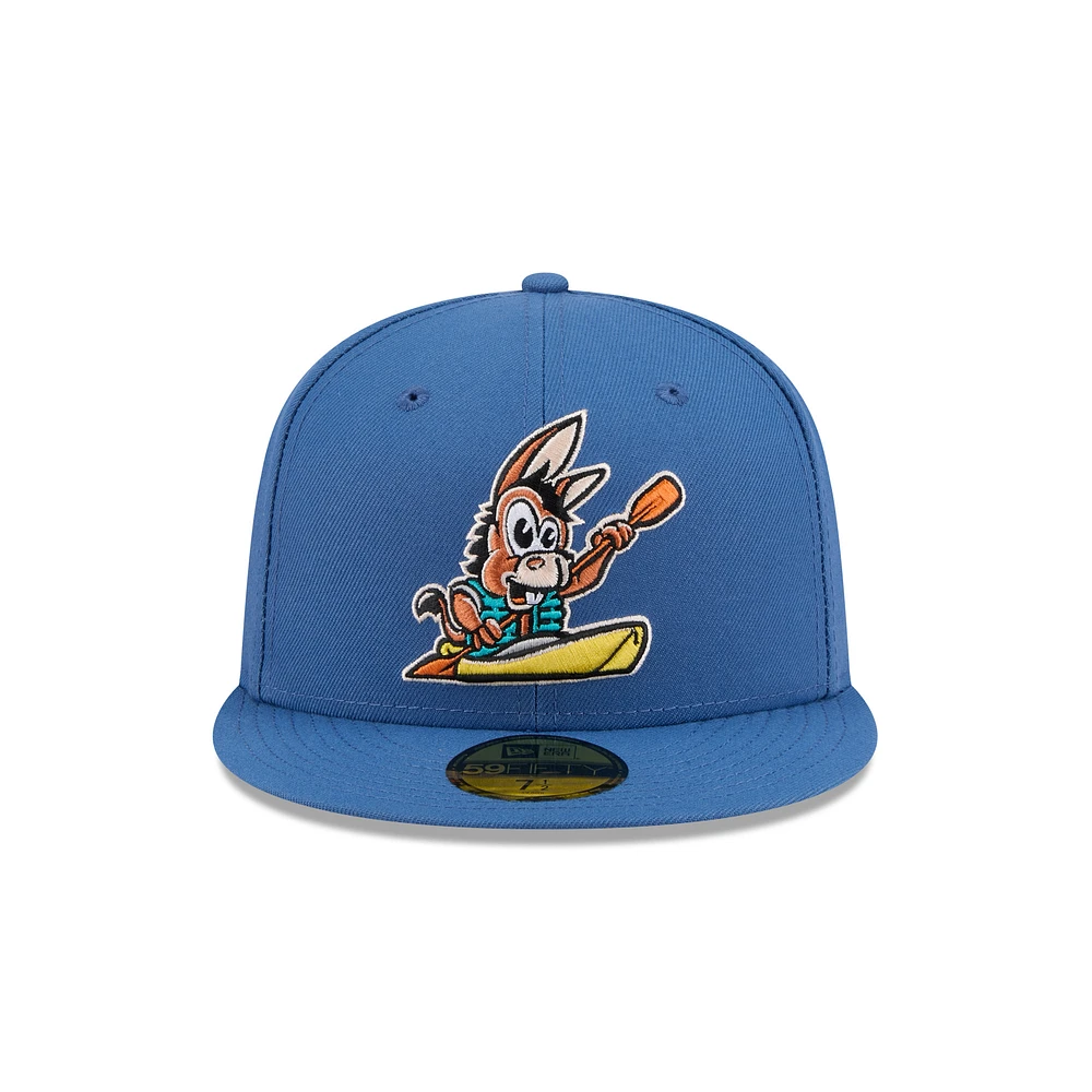 Men's New Era  Blue Augusta GreenJackets Theme Nights 59FIFTY Fitted Hat