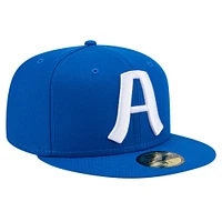 Men's New Era Blue Augusta GreenJackets Theme Night Rams 59FIFTY Fitted Hat