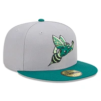 Casquette ajustée New Era Augusta GreenJackets Marvel x Minor League 59FIFTY pour homme