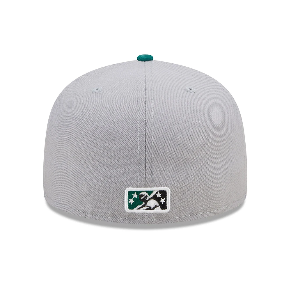 Casquette ajustée New Era Augusta GreenJackets Marvel x Minor League 59FIFTY pour homme