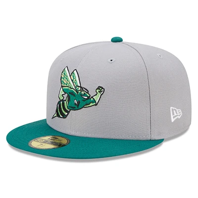 Casquette ajustée New Era Augusta GreenJackets Marvel x Minor League 59FIFTY pour homme