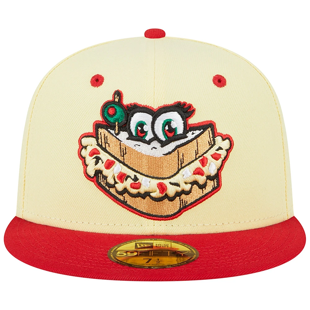 Casquette ajustée 59FIFTY Augusta GreenJackets Theme Nights Pimento Cheese jaune New Era pour homme