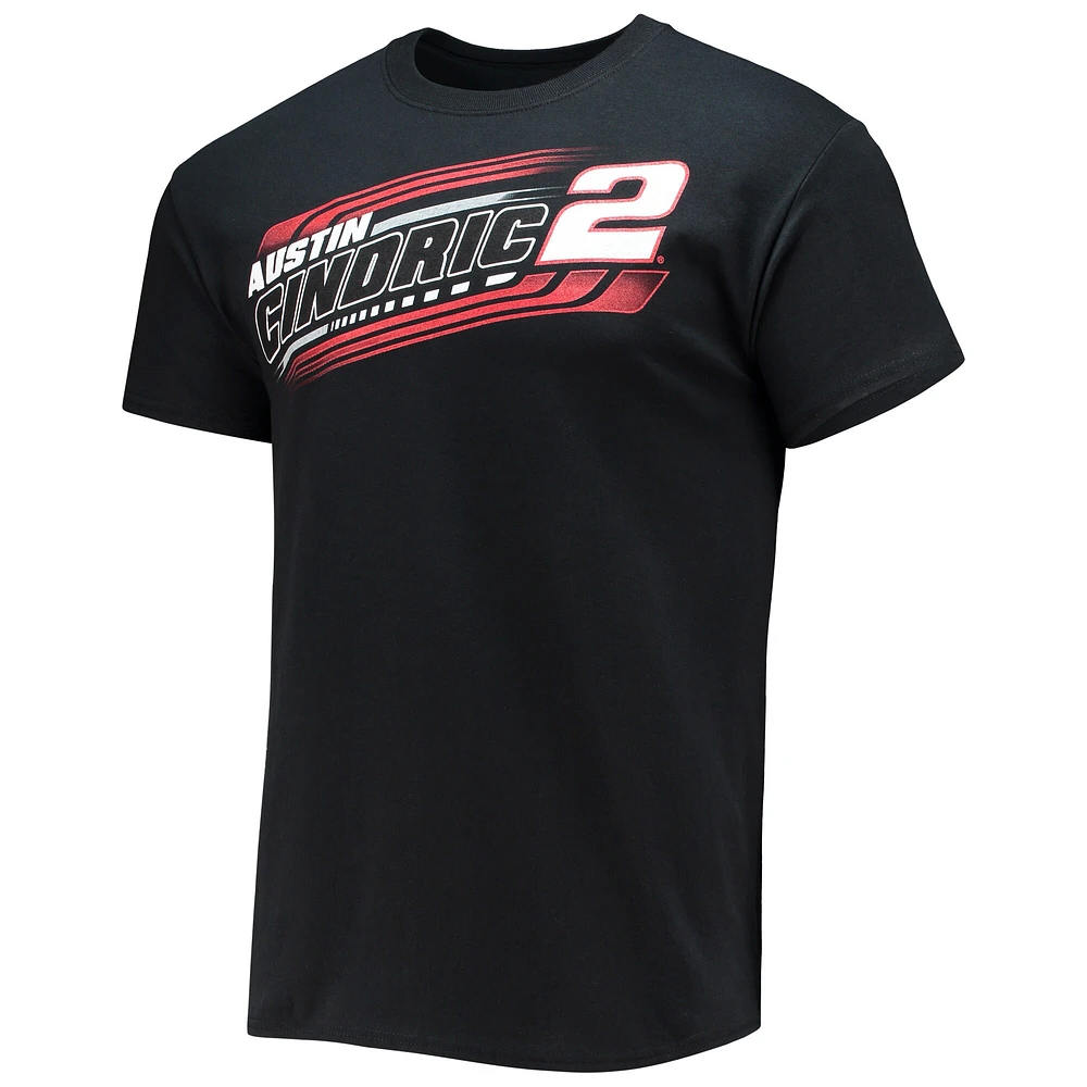 Men's Checkered Flag Black Austin Cindric Hi-Octane T-Shirt