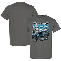 Men's Checkered Flag Sports Charcoal Austin Cindric 2024 Enjoy Illinois 300 Race Win T-Shirt