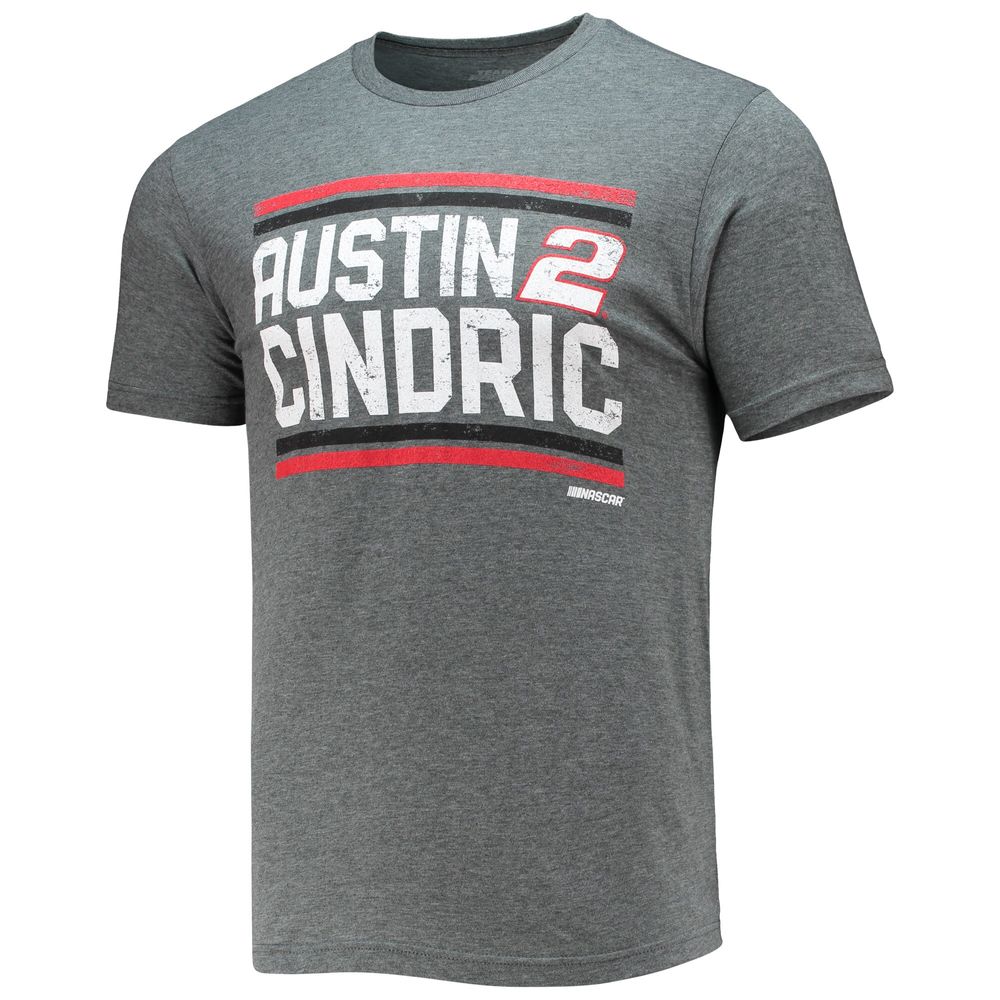 Men's Heathered Charcoal Austin Cindric Restart T-Shirt